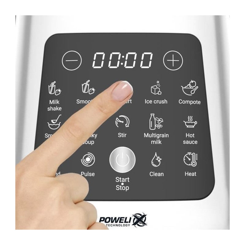 Blender chauffant - MOULINEX LM83SD10 Perfectmix Cook - 1400 W - 10 programmes auto - Lames amovibles - 3