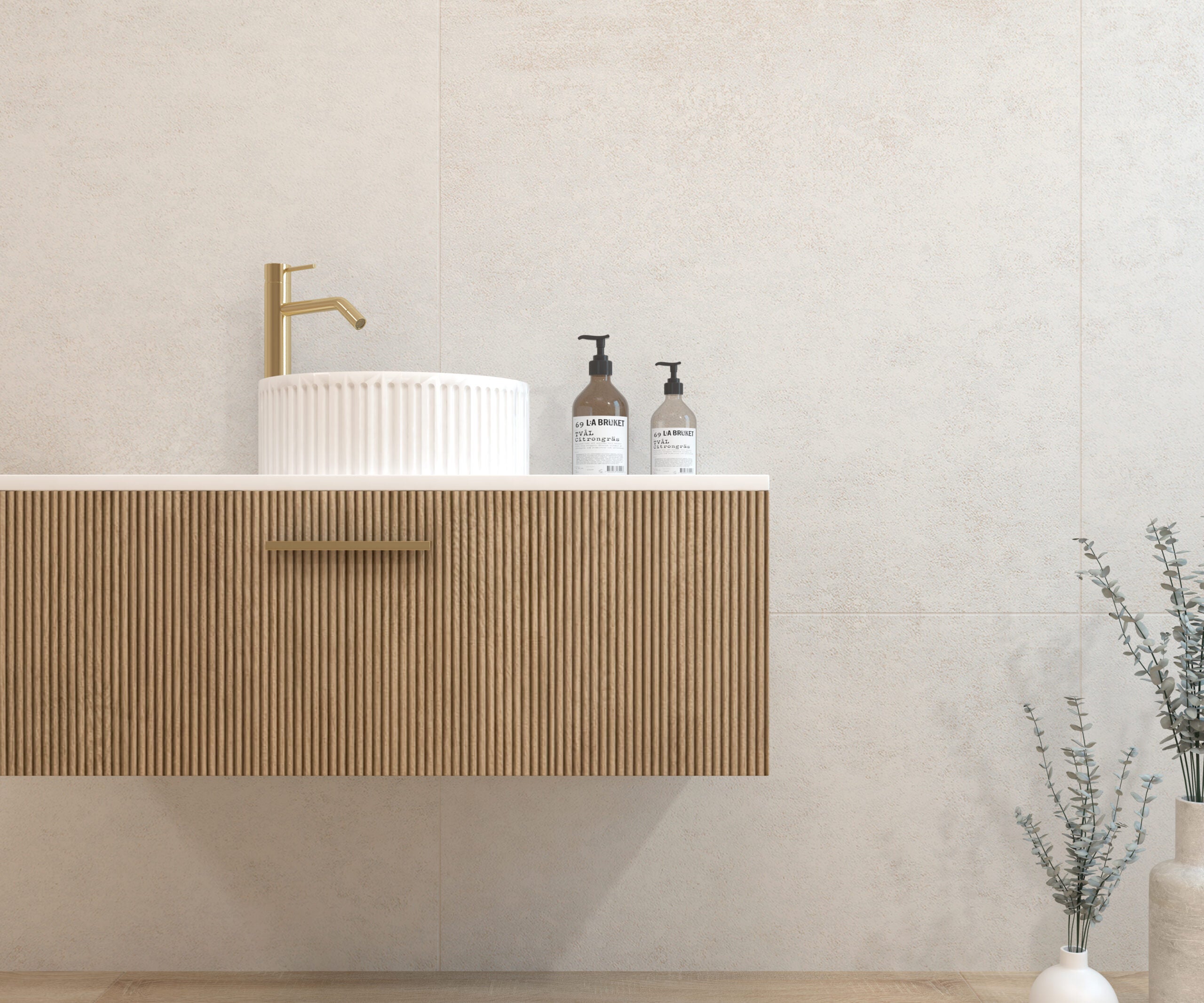 Ensemble de meubles de salle de bain Avantarea VENCE, Alcatraz, 100 cm + vasque - 2