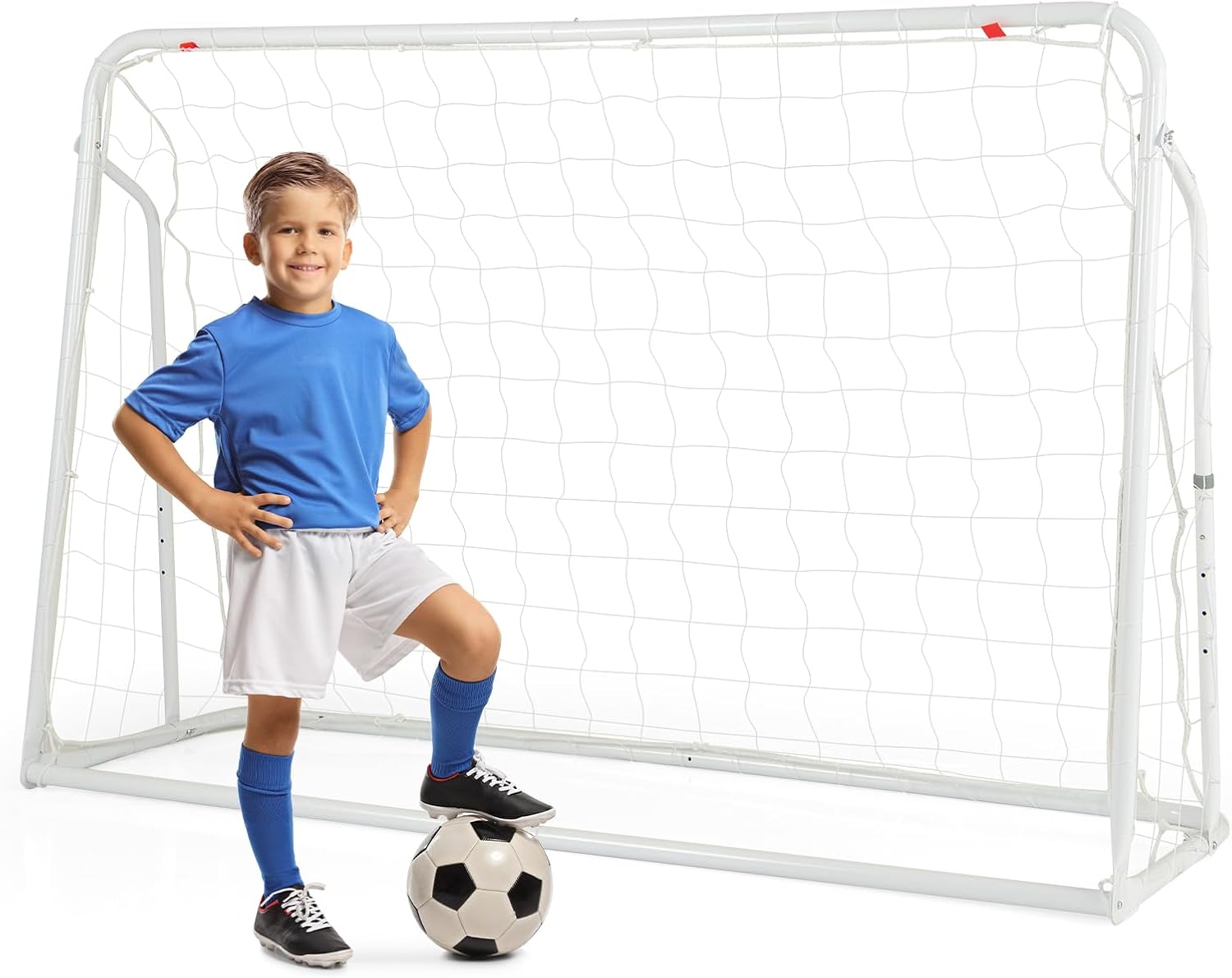 But de Football Exterieur 2 en 1 à 187 x 122,5 cm, Cage de Foot avec