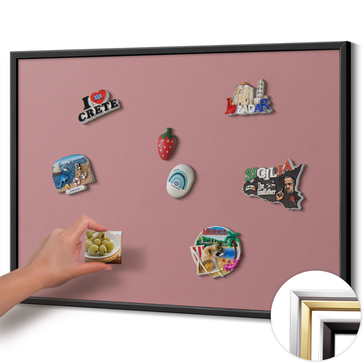 Lavagna Con Cavalletto In Legno - 32x3.5x43 Cm, Cancellabile, Per Menu O Decorazioni