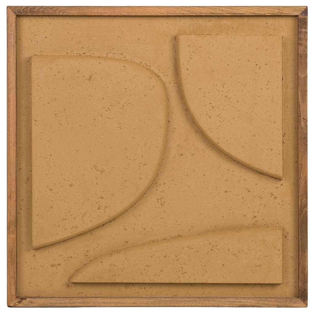 Tableau artisanal en bois recyclé en relief 62 x 4 x 62h cm | Leroy Merlin