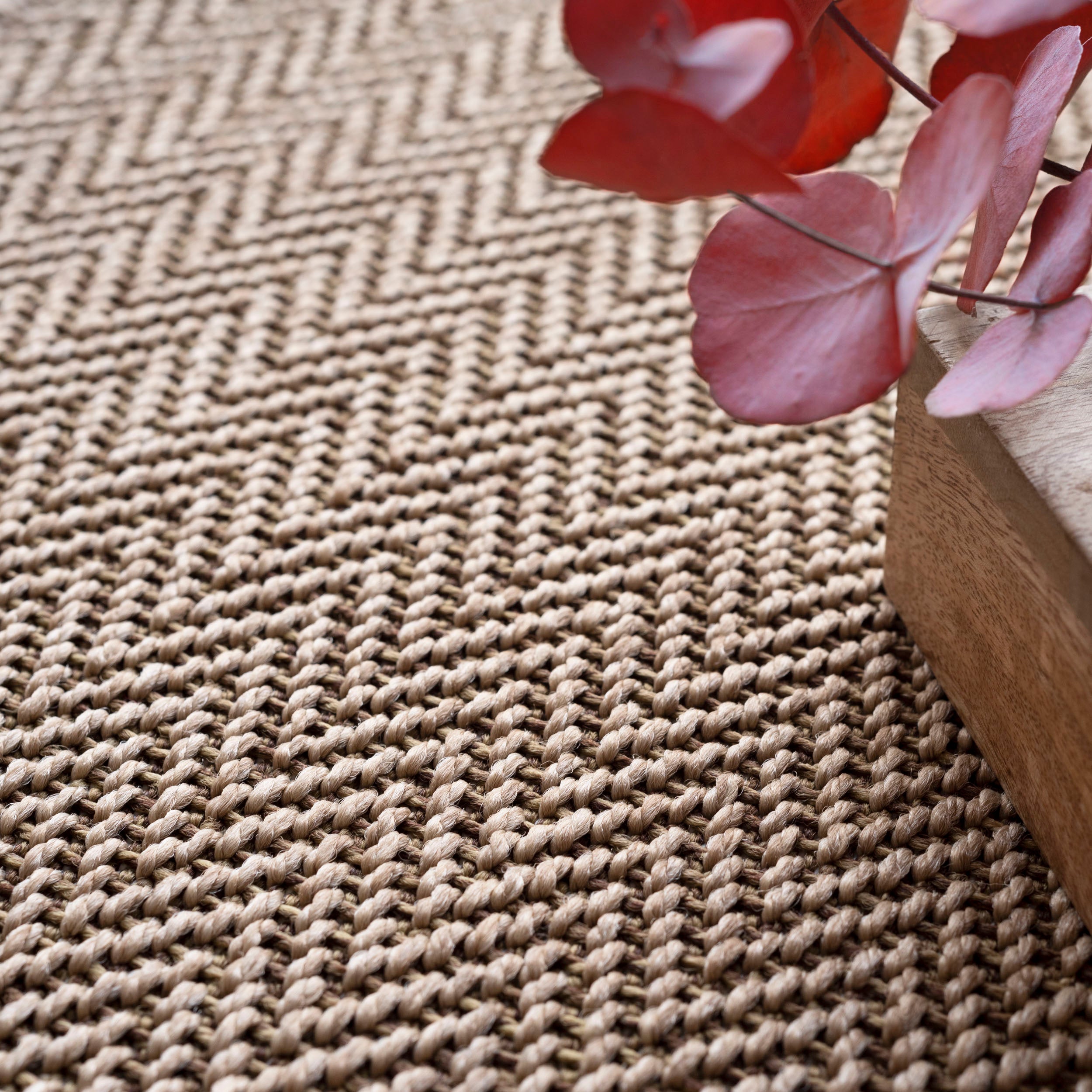 Tappeto Weaver 20526 colore naturale 60x90 cm | Interno ed esterno, 100% polipropilene - 3