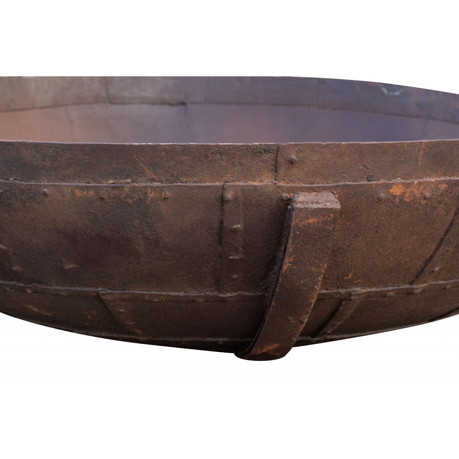 BISCOTTINI Brasero de Jardin - Finition Antique en Fer Forgé - Extérieur - Jardin - Terrasse - Style Vintage - 177x52 cm - 2