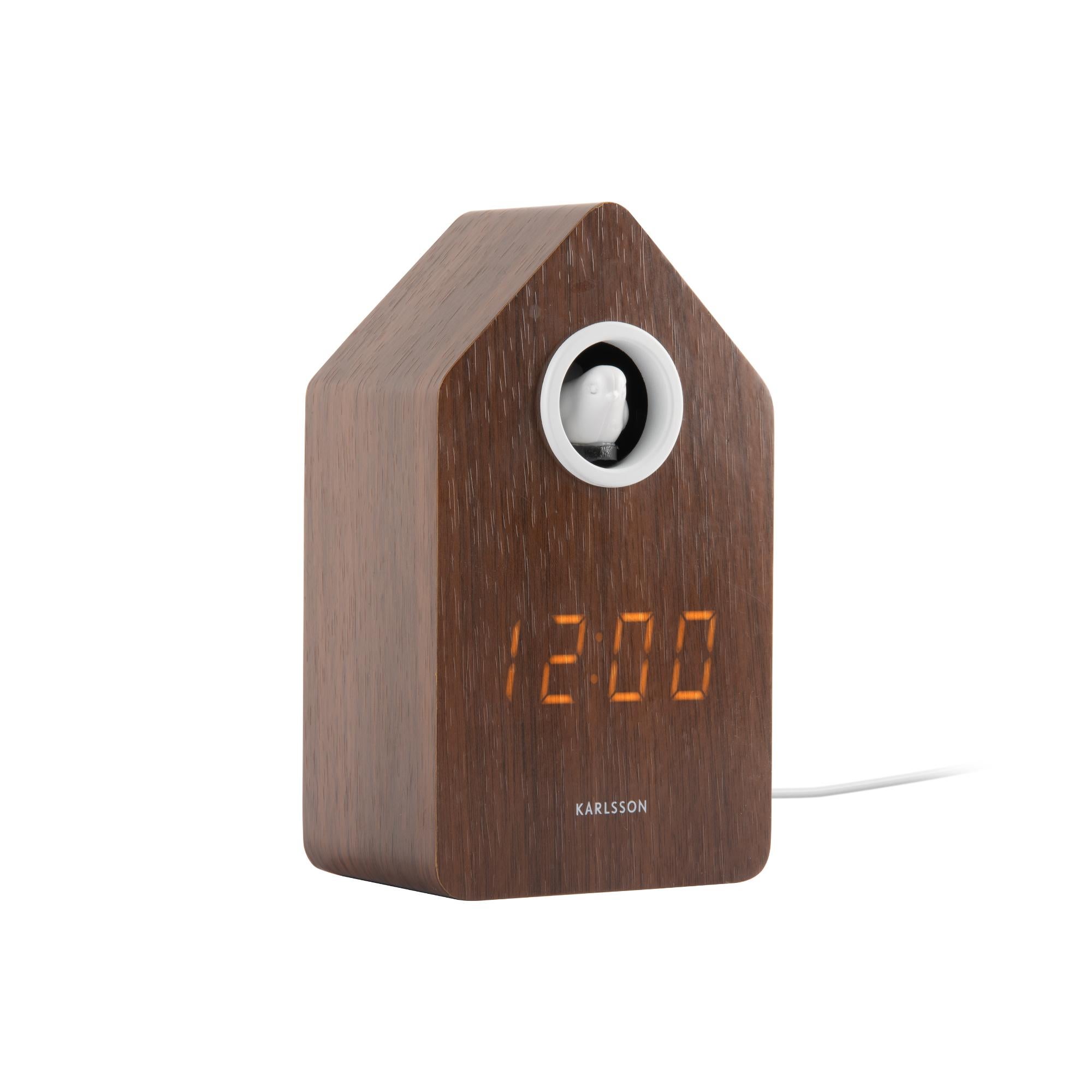 Réveil Modern Cuckoo Ocre Rouge Karlsson KA6015RD