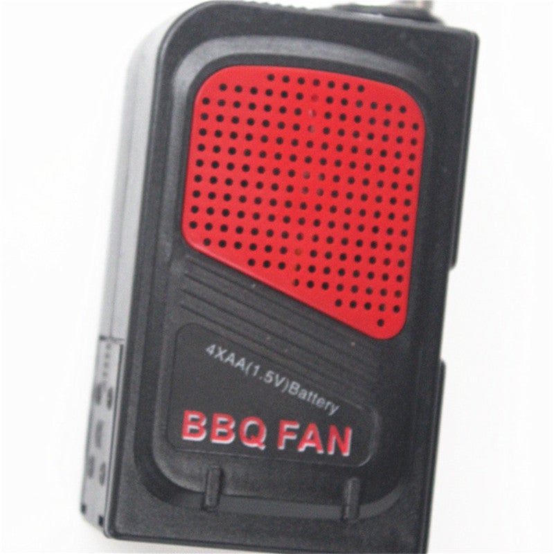 Ventilatore elettrico portatile per barbecue, per campeggio all'aperto, soffiatore d'aria per barbecue, accendifuoco rapido - 2