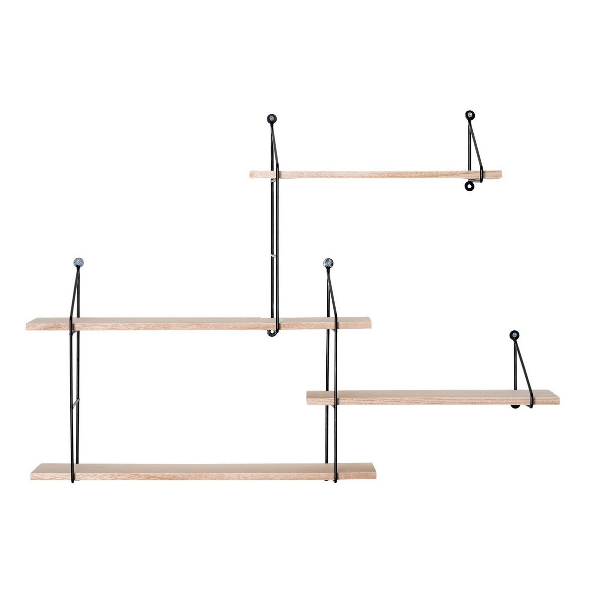 Półka Harlem, Drewno, Brązowy, Seven Design