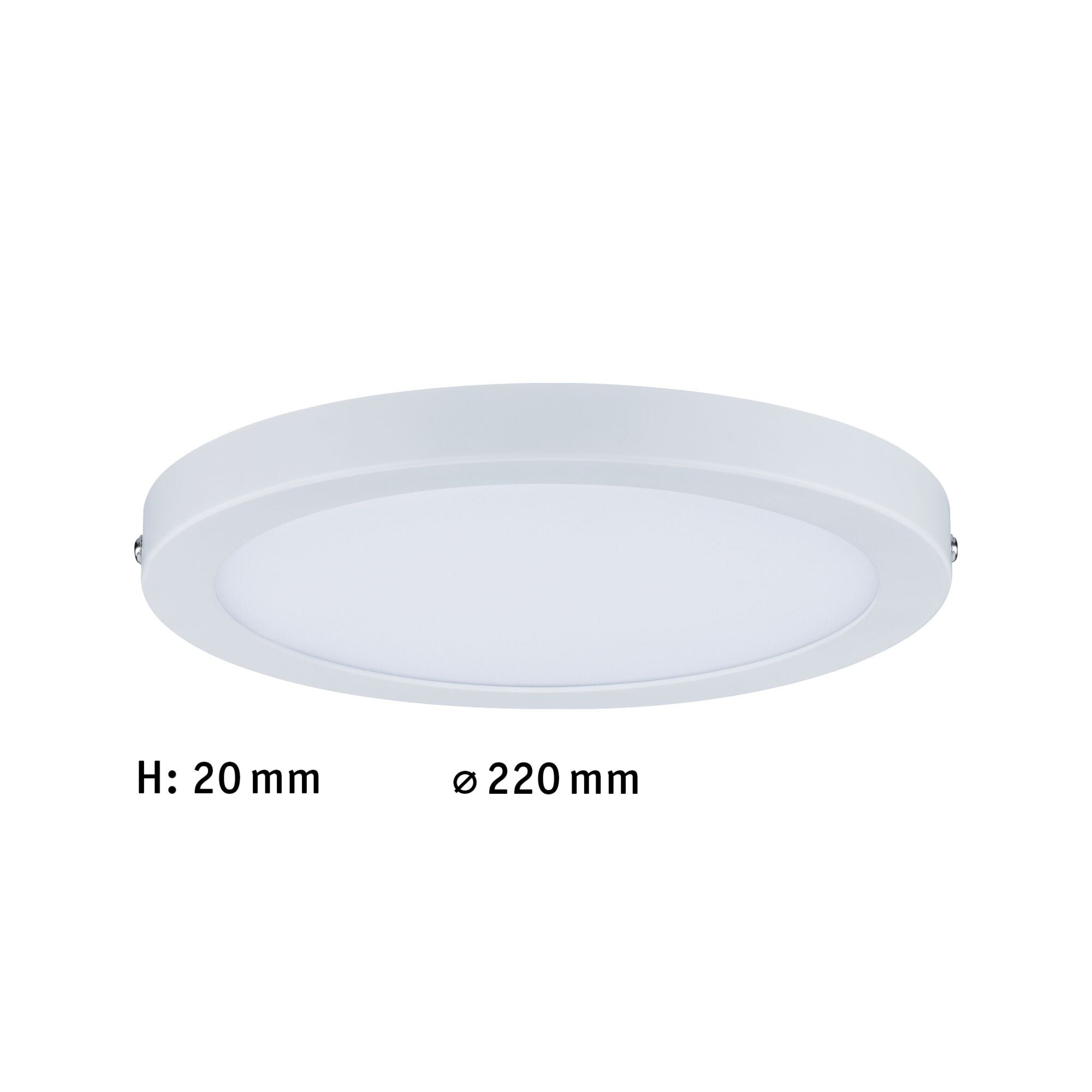 Panneau LED Atria rond 220 mm 14W 1150lm 2700K Blanc gradable - 4