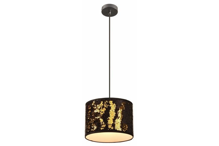 Lampa wisząca Crazy czarna 1xE27x60W styl klasyczny wym: 100 x 25 x 25 cm tworzywo sztuczne Reality