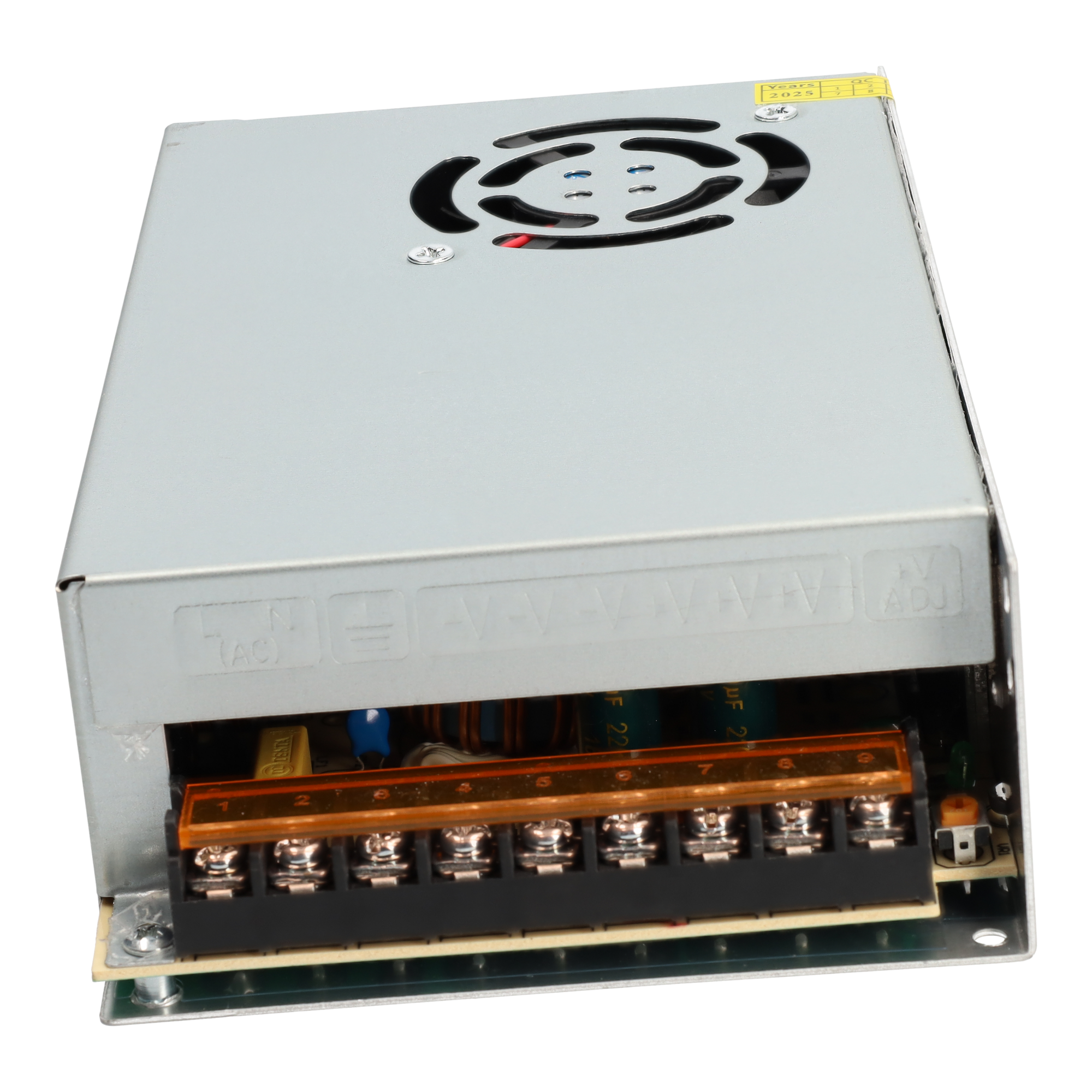 Zasilacz transformatorowy 110/220 V AC do 12 V DC 300 W 25 A, instalacja wewnętrzna IP20