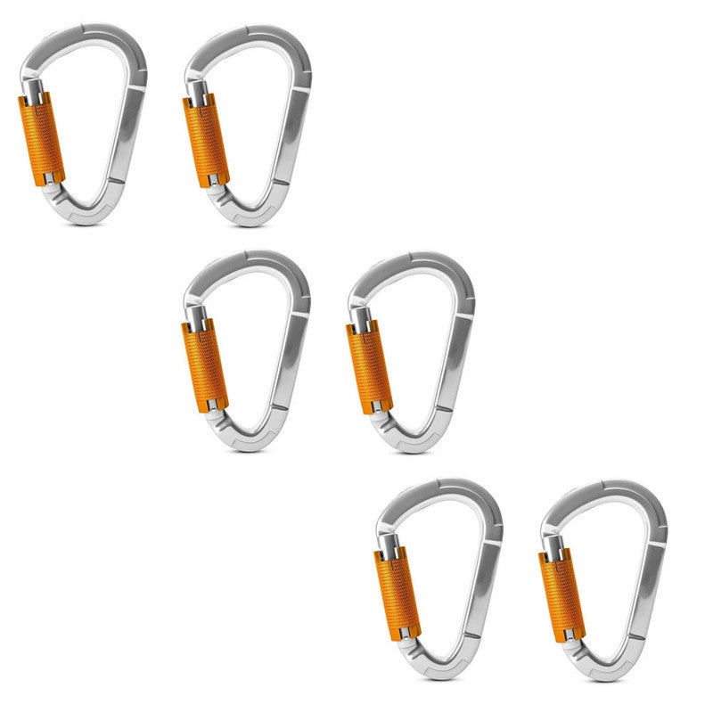 Aluminiowy karabińczyk D-Lock do wspinaczki, alpinizmu i zjazdu na linie – wytrzymałe i bez przetyczek
