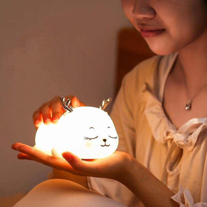 Luce Notturna A LED A Forma Di Panda, In Silicone Morbido, Ricaricabile USB, 3 Intensità, Batteria 1200mAh, Per Bambini E Adulti, Regalo Simpatico