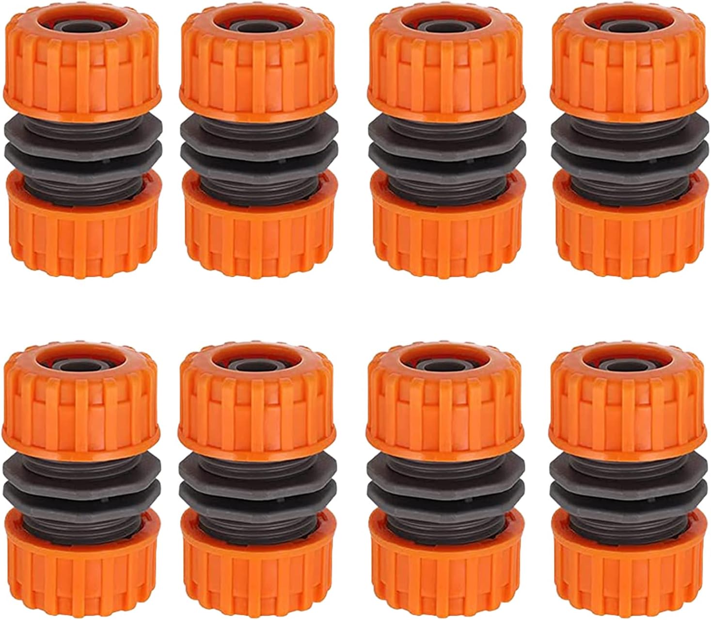 Zestaw 8 szybkozłączek z podwójnymi wtyczkami do spodni ogrodowych 1/2"