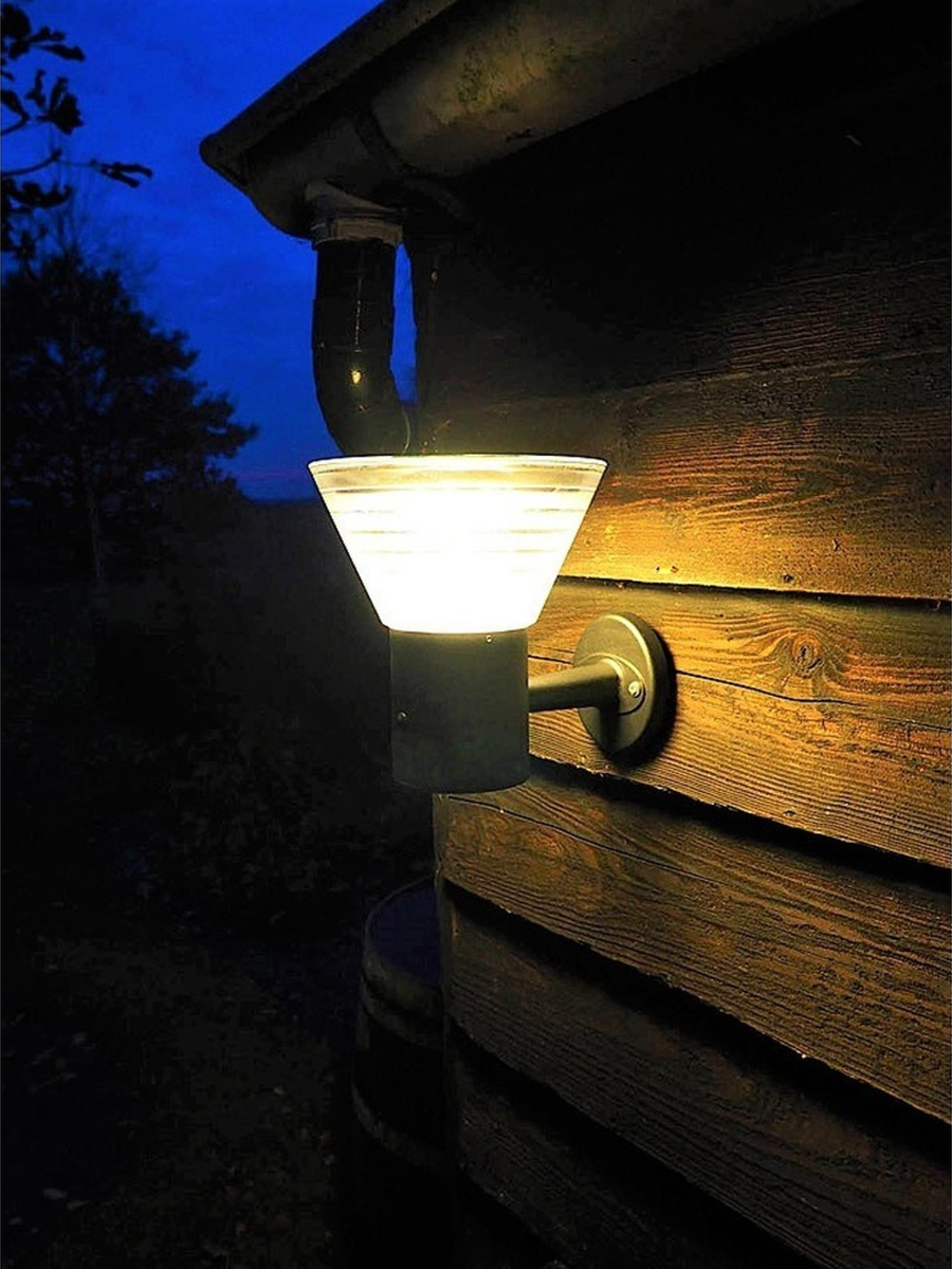 Applique solaire Iplux® Rome 27cm- Haute qualité - Durée de combustion 15 heures - 5