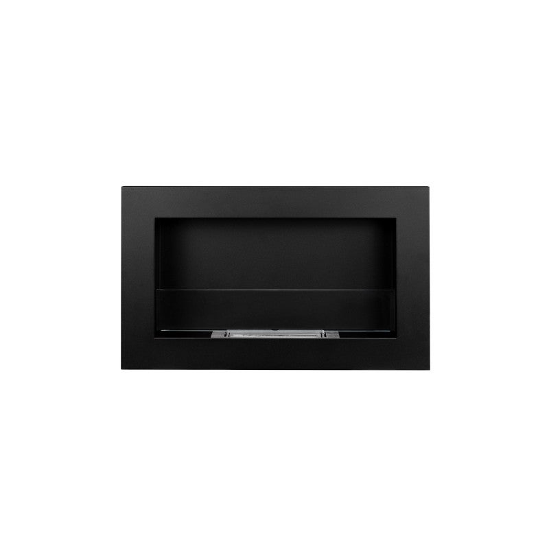 Chimenea de bioetanol Modelo Astrid Negro con cristal protector 65 cm - 6