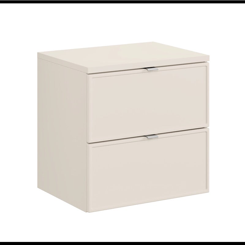 Szafka pod umywalkę nablatową BELLA CASHMERE 82-60-2S z blatem 60 cm kaszmir