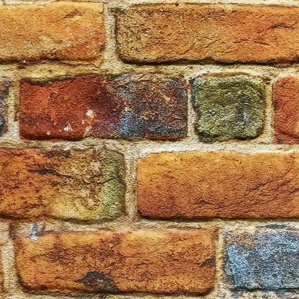 COPPER BRICK Panneau Faux Brique En Résine EPS Format 100x50 Cm Epaisseur 2 Cm - 2