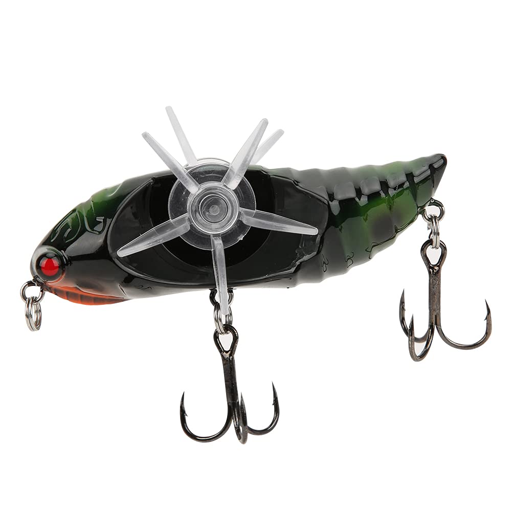 Leurre De Pêche Crankbait Cigale 7,5 Cm – Appât Dur Nageur, Réaliste, Rivière