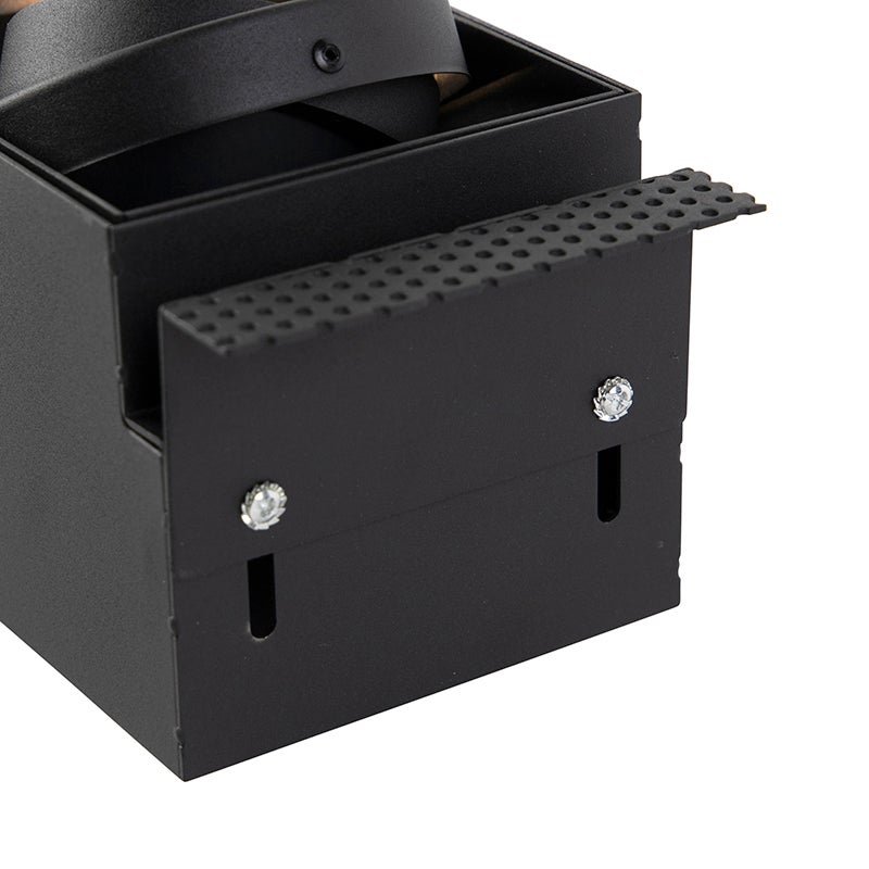 Faretto da incasso Smart nero senza bordi 2 luci incl. 2 Wifi GU10 70mm - Oneon - 4