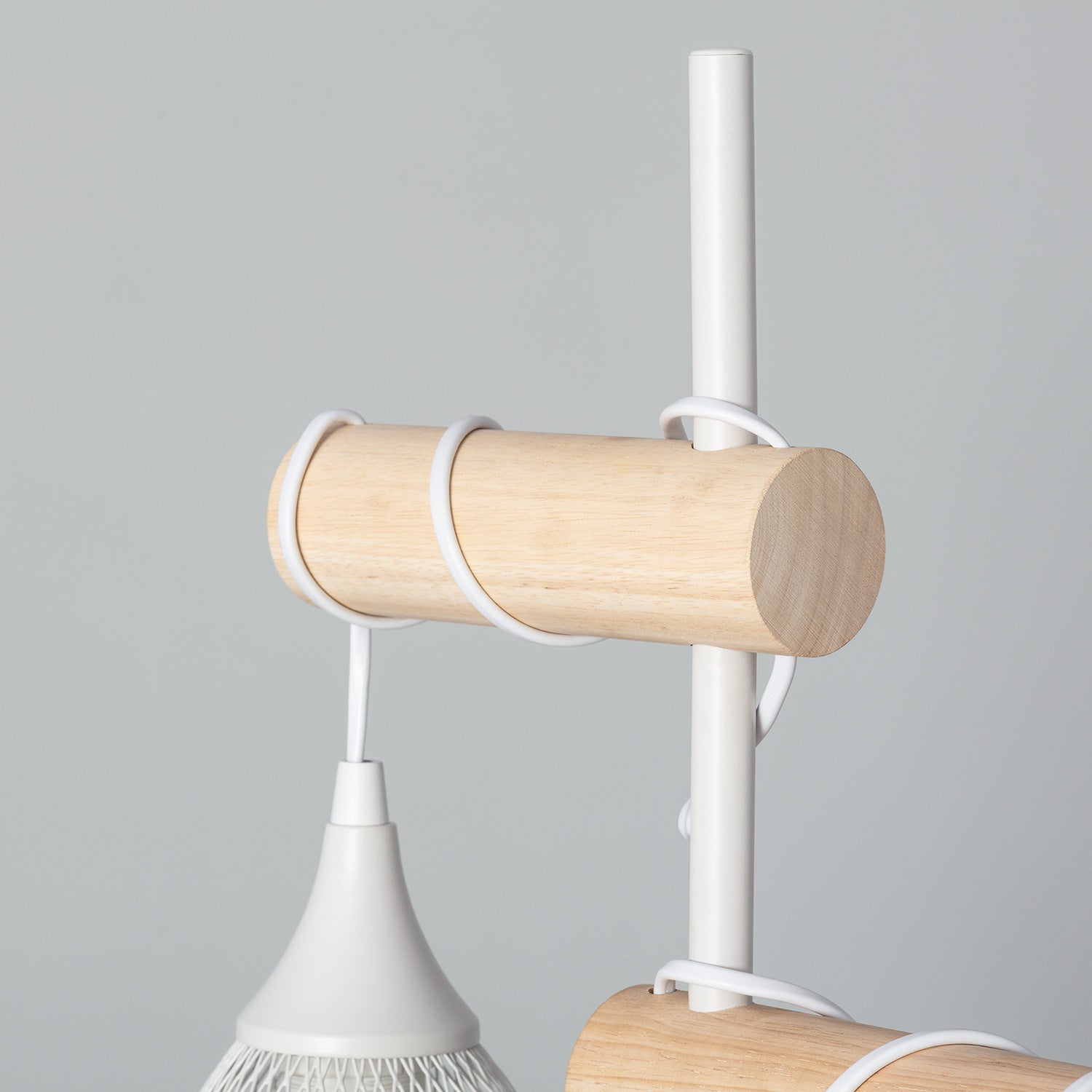 Lampadaire Monah E27 | Design Élégant | Aluminium et | Usage Intérieur IP20 | 164 cm, Blanc - 3