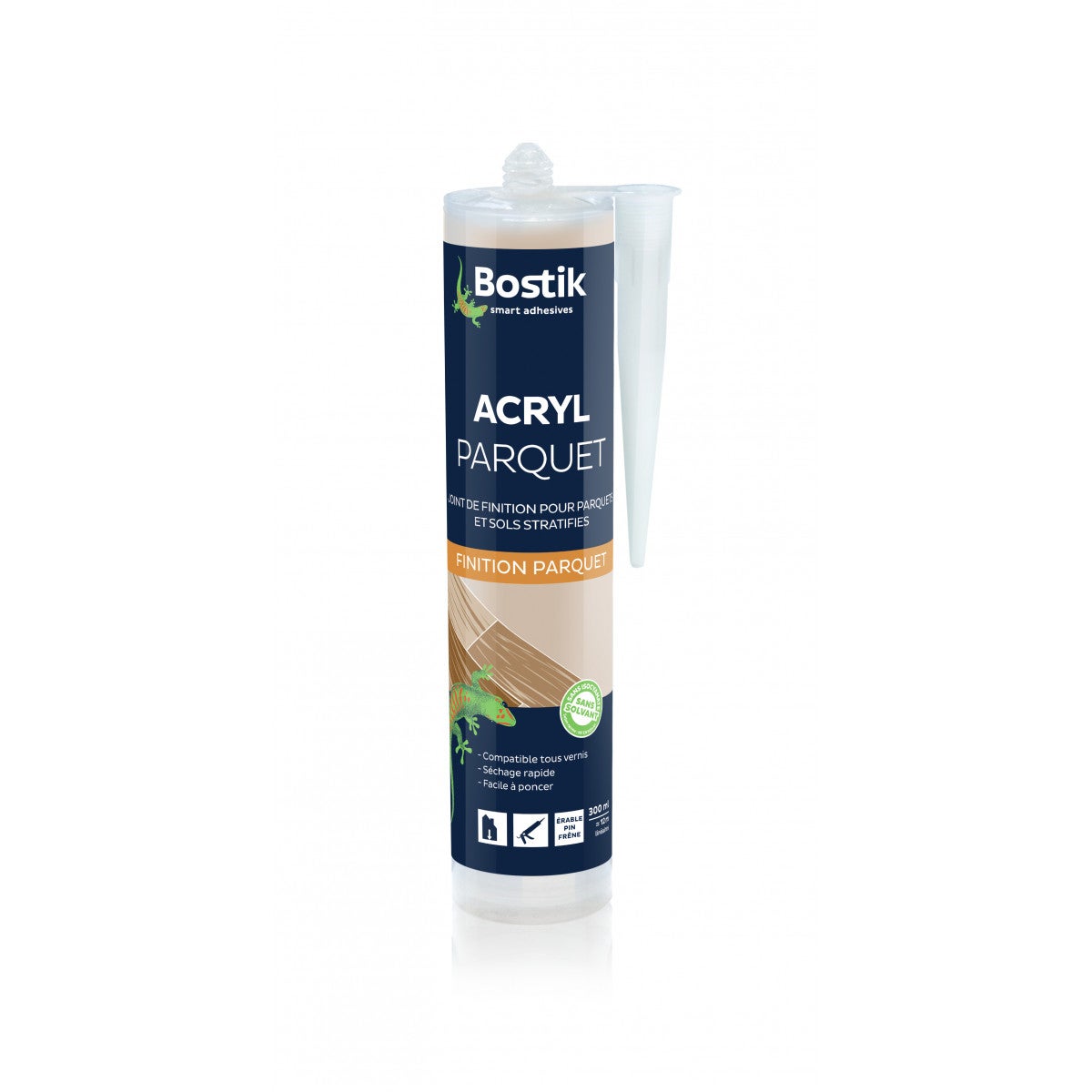 Mastic Bostik ACRYL parquet - erable frêne pin - 300ml - 2