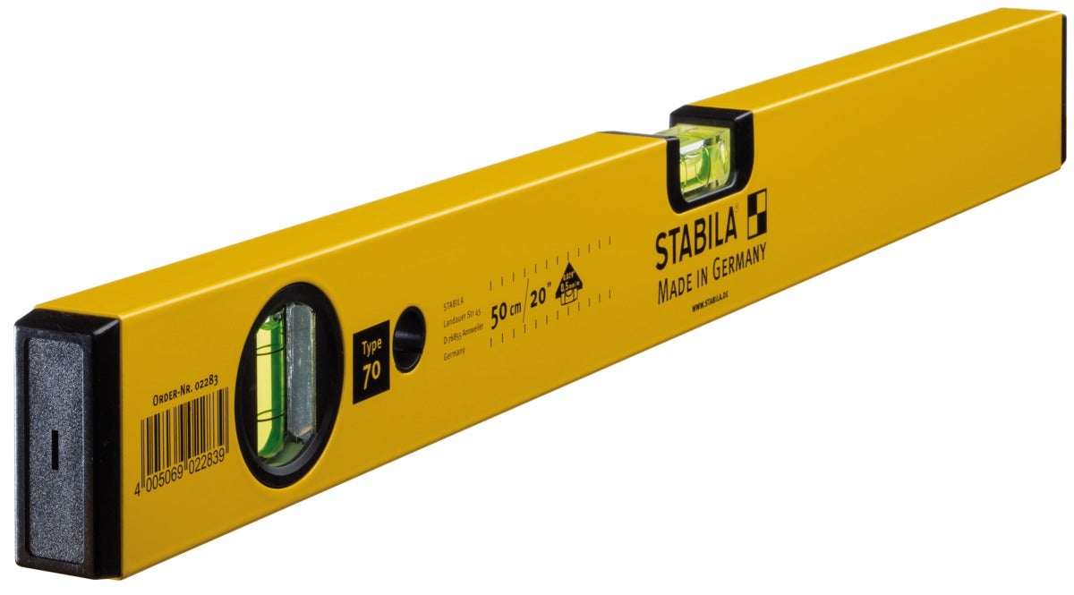 Poziomica stabila Type 70 lekka aluminium precyzja ±0,5 mm/m