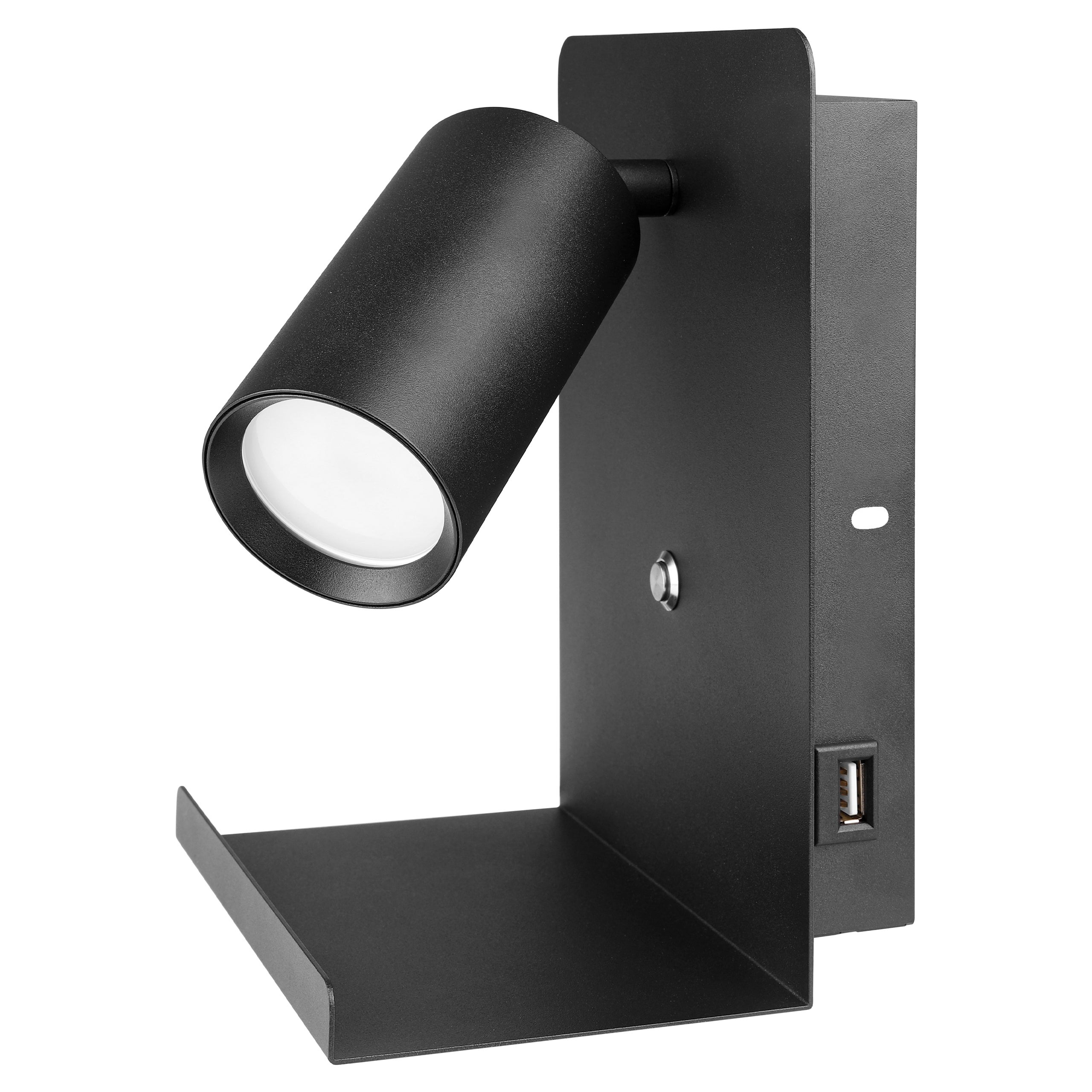 Kinkiet ścienny GU10 LED do czytania Kaliso IP20 USB czarny lampka MasterLED - 4