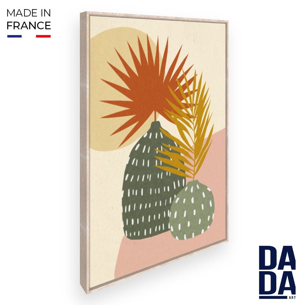 Cadre Bois 45x65 Cm Pour Toile 50x70 Cm - Kit DIY Cadre Photo & Peinture, Décoration Murale Élégante