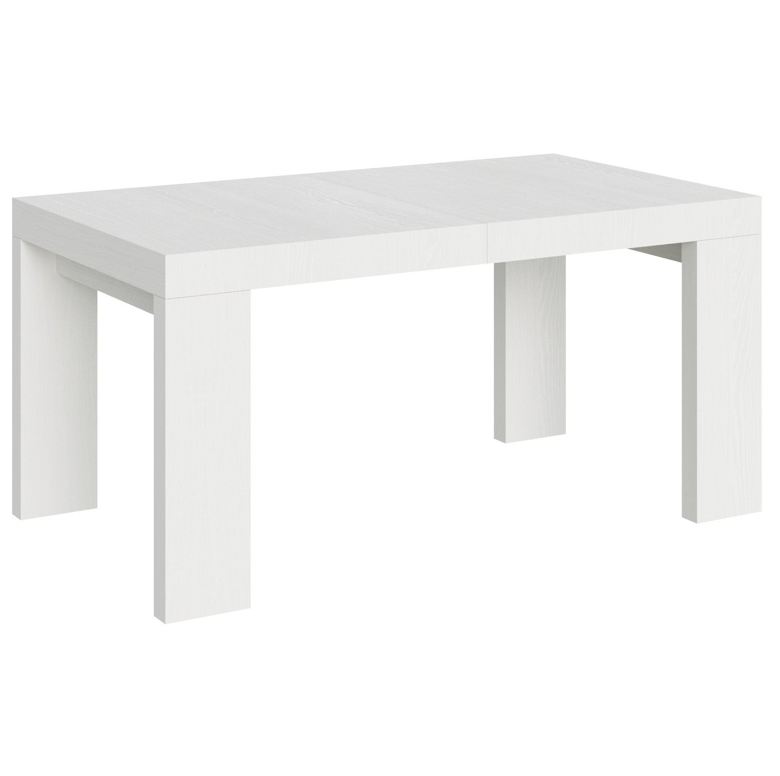 Stół rozkładany 90x160/264 cm Roxell Biały Jesion