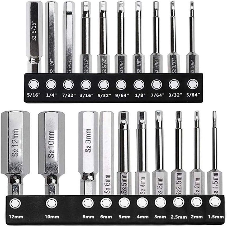 Punta A 90° Ad Angolo Retto, Connettore Esagonale Magnetico Da 6,35 Mm