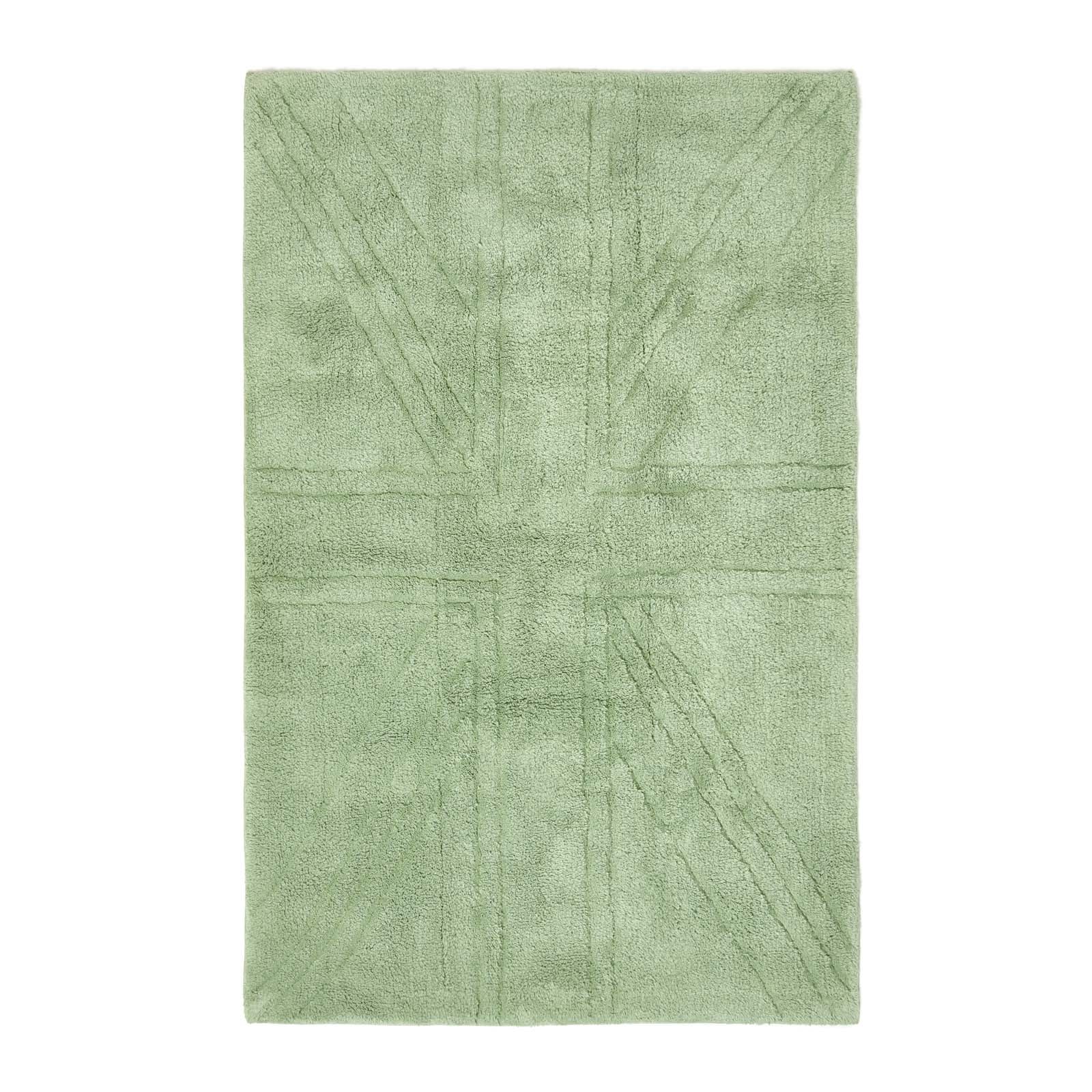 Tappeto Da Bagno Antiscivolo Con Mucca Delle Highland E Fiori – Salvia Verde, 50x80 Cm – Divertente E Morbido, Per Doccia E Pavimento