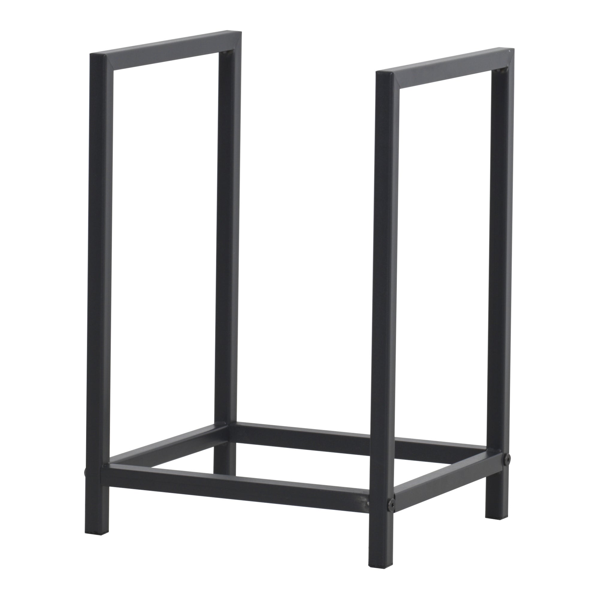 Scaffale In Metallo Per Legna Da Ardere – 65x30x68 Cm, Portata 200 Kg, Con Ruote, Smontabile, Per Camino E Stufa, Colore Antracite