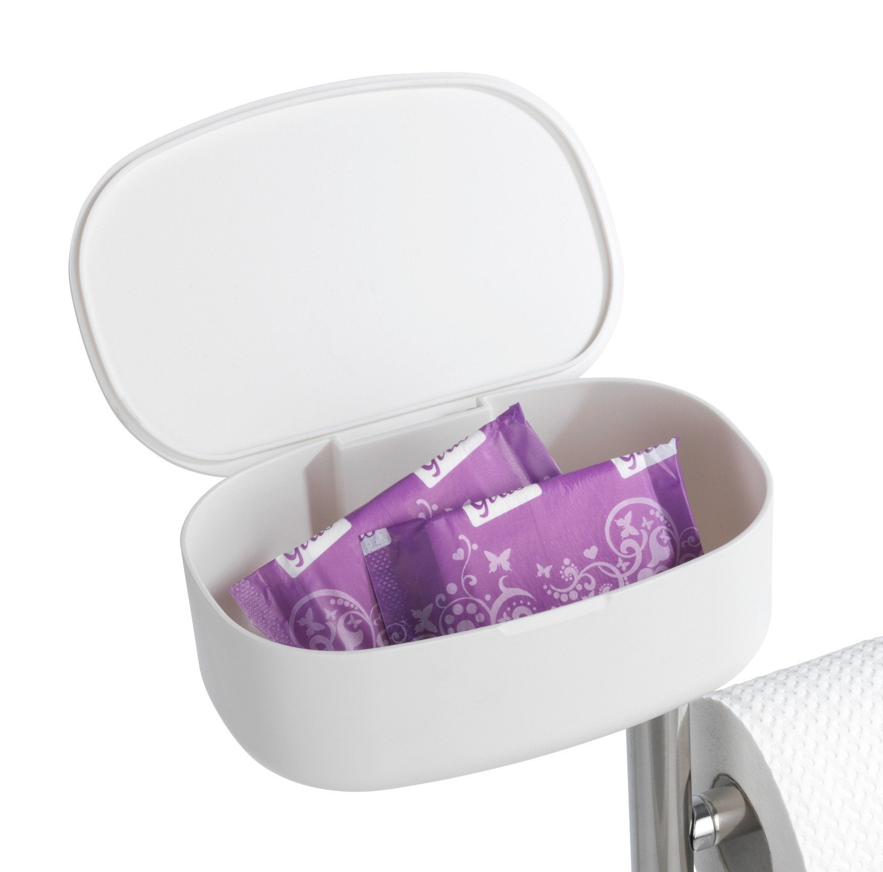 Porte-papier et brosse WC avec étagère et panier RIVAZZA, 4in1, noir, WENKO, WENKO - 3