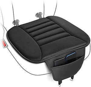 Coussin Siège Voiture Lin 60x40cm – Antidérapant Silicone – Protection Confort SUV Camion Bureau