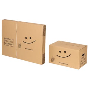 Carton de déménagement en brun avec poignées K015 600x400x400 Cartons et boîtes Carton de déménagement en brun avec poignées K015 600x400x400 Cartons et boîtes