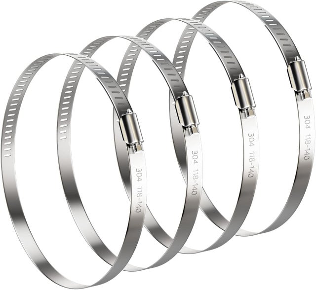 Lot De 2 Colliers De Serrage Inox 17-25 Mm - Qualité Marine Lloyds Register Approuvés