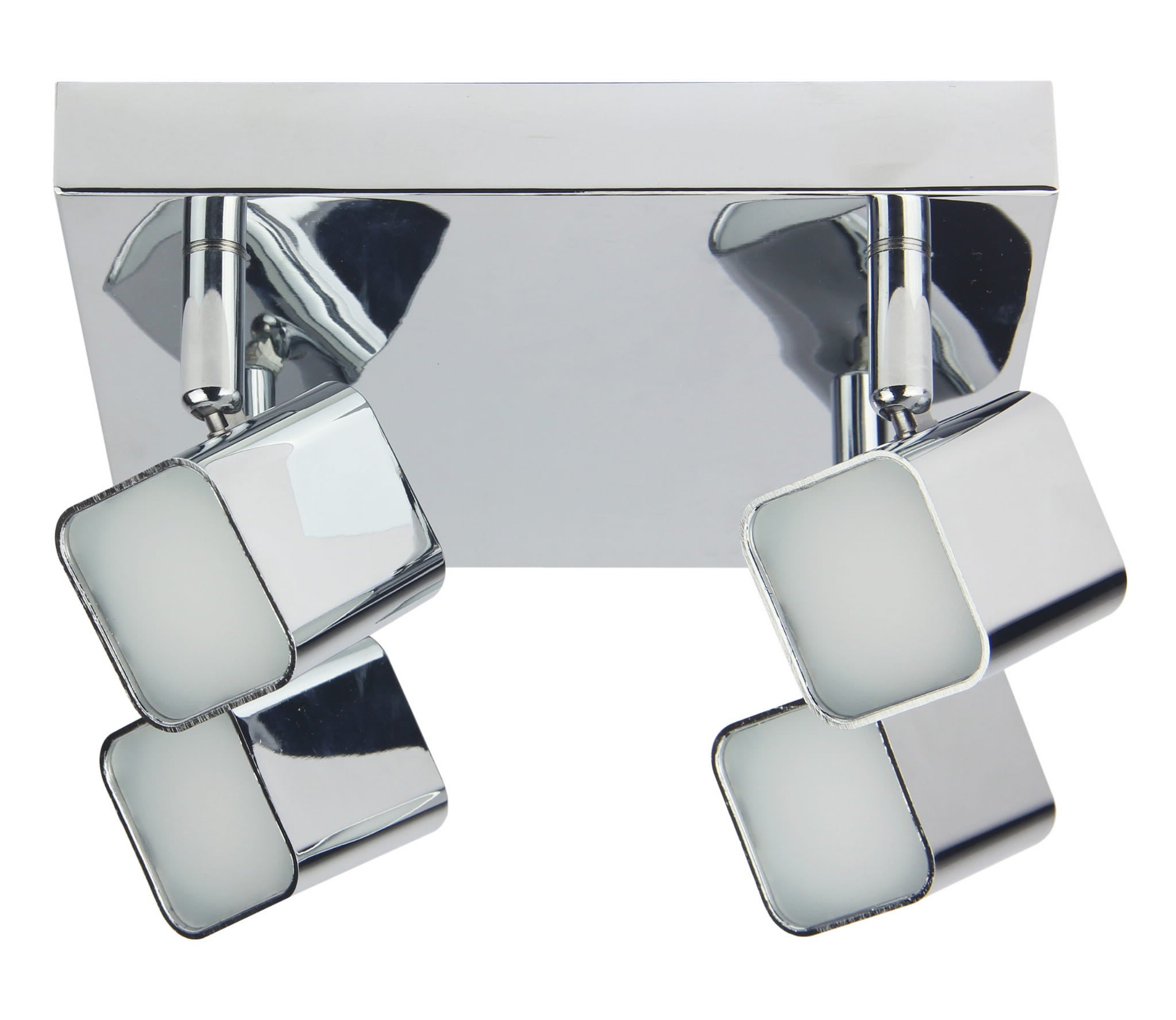 Lampa wisząca FORMA LED 4W Ciepła biel 1200lm chromowana wym: 13 x 20 x 20 cm Candellux