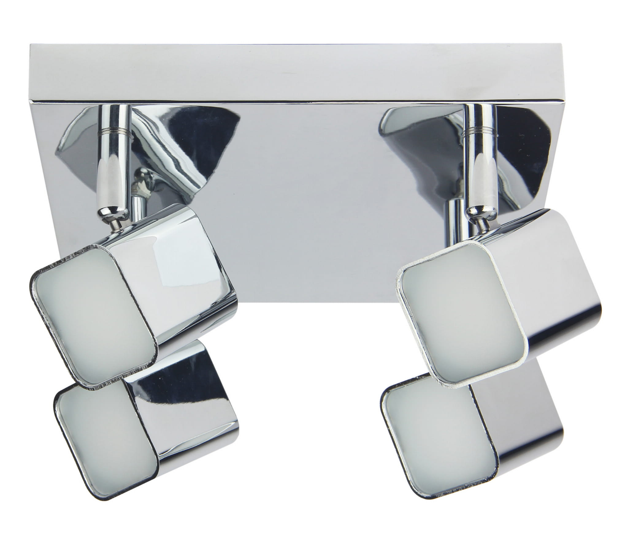 Lampa wisząca FORMA LED 4W Ciepła biel 1200lm chromowana wym: 13 x 20 x 20 cm Candellux