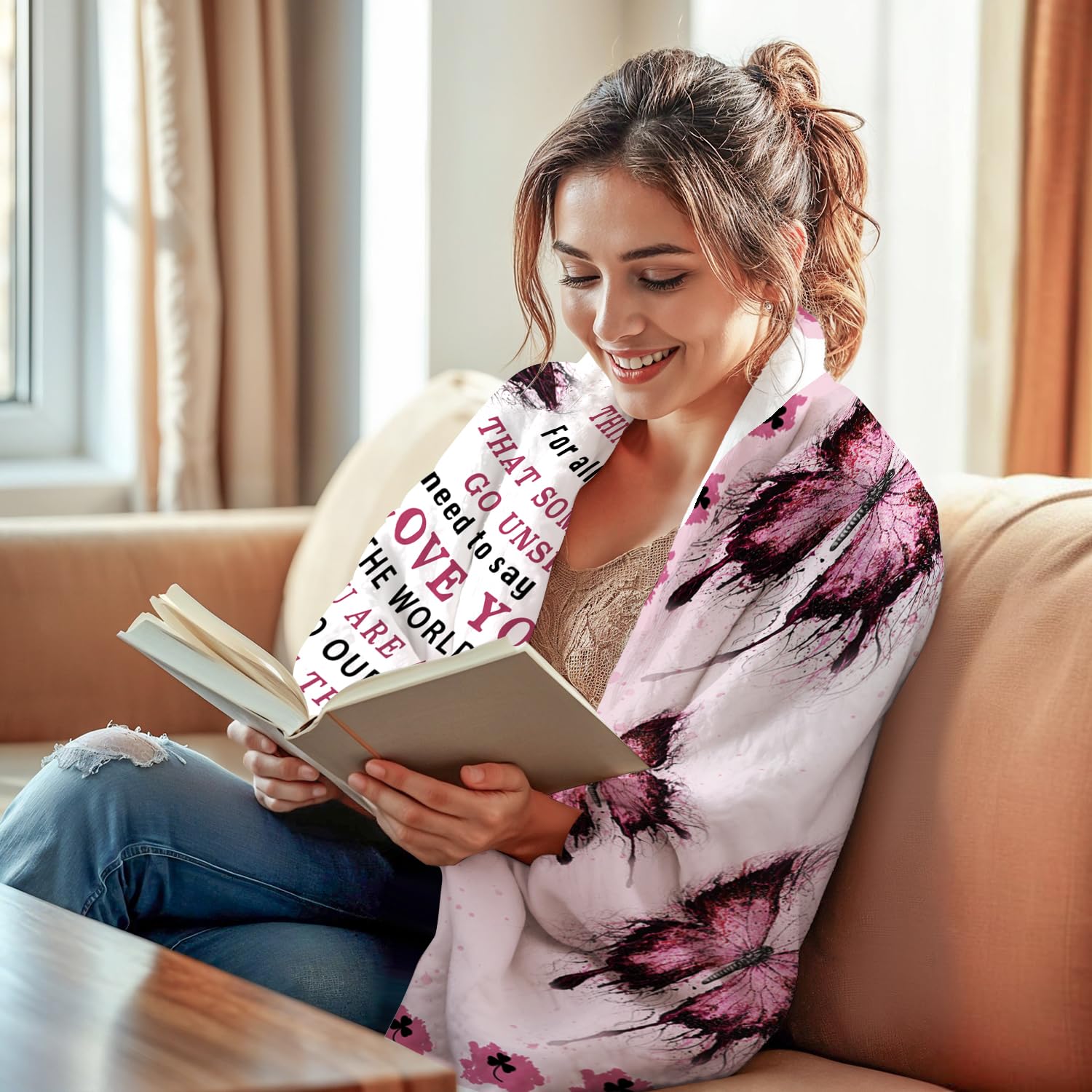 Cadeaux Pour Maman, Couverture Personnalisée Pour Maman, Cadeau D