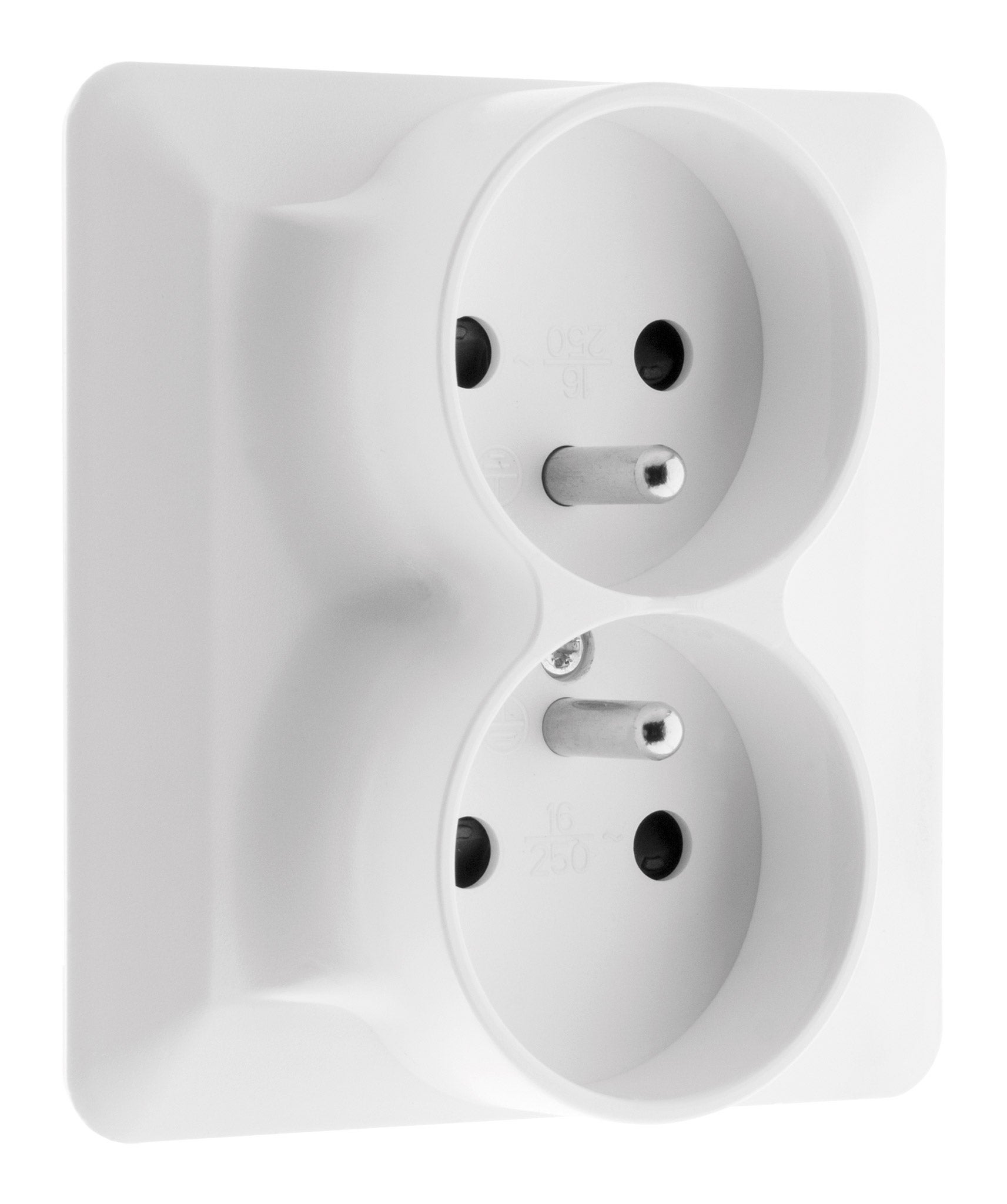 Artezo Steckdose Mit USB-Anschluss – 2P+E 16A, Weiß, 2,4A USB