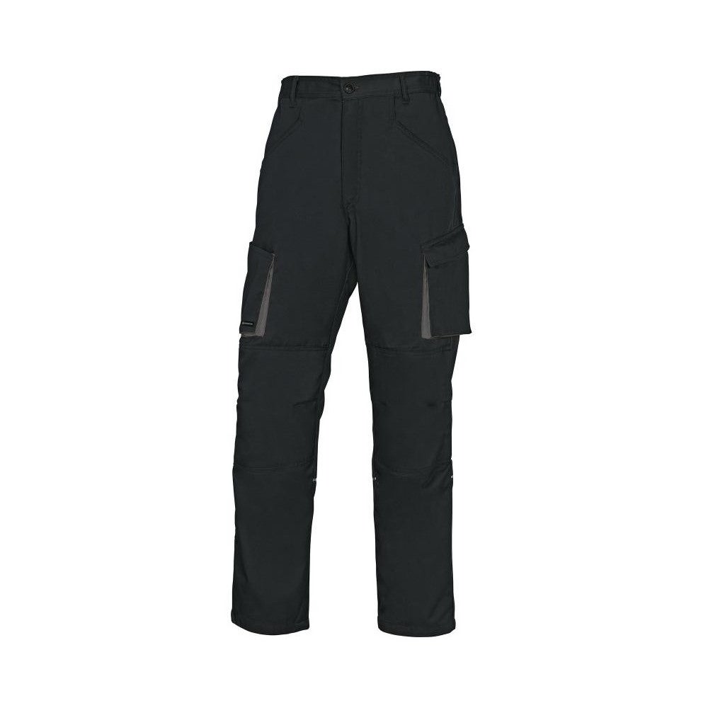 Pantalon de travail DELTA PLUS MACH2 multipoches noir gris T2XL | Leroy ...