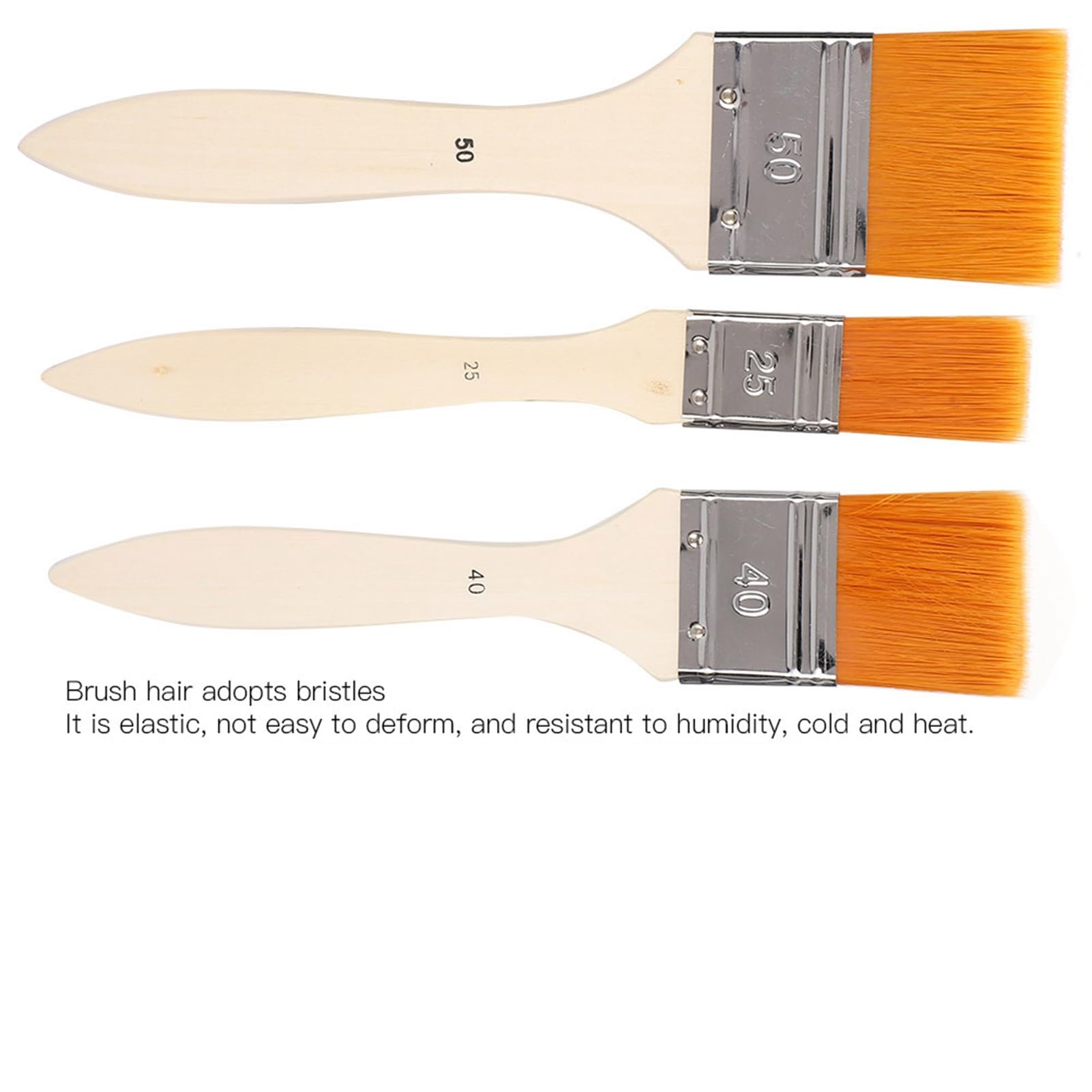 Set di pennelli per pittura acrilica, 6 pennelli per capelli in nylon, viso e corpo Pittura a olio per acquerello Artista Set di pennelli per pittura | Leroy Merlin