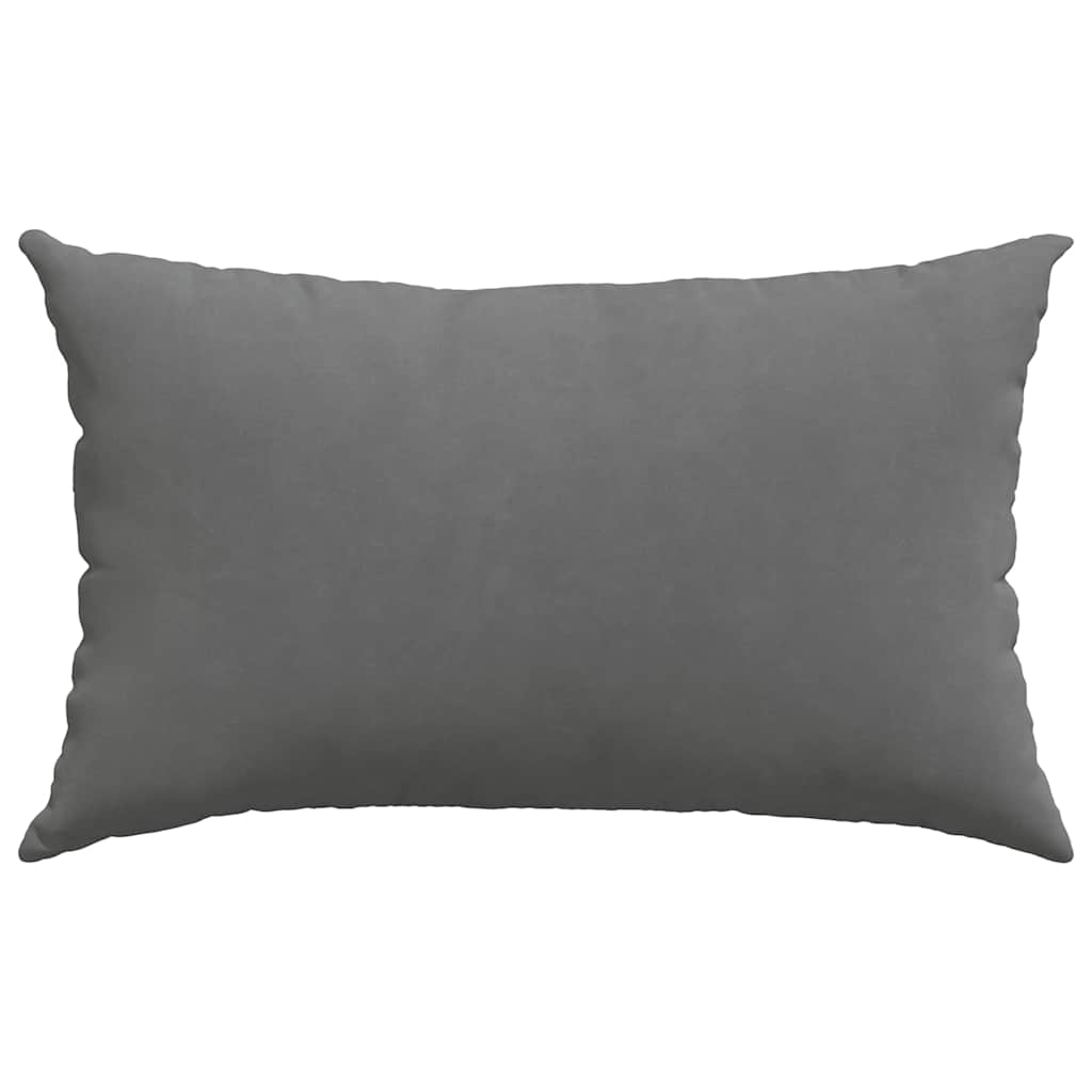 Coussins de canapé 2 pcs Gris foncé 50 x 30 cm tissu vidaXL - 6