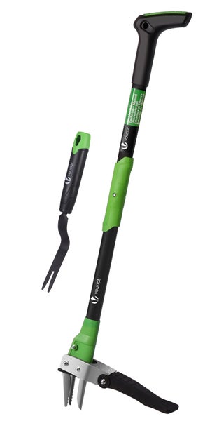 Coltivatore da giardino, coltivatore a mano mini rastrello, in acciaio inox triplo artiglio fatto a mano strumento da giardinaggio per allentare il suolo, diserbo e cava
