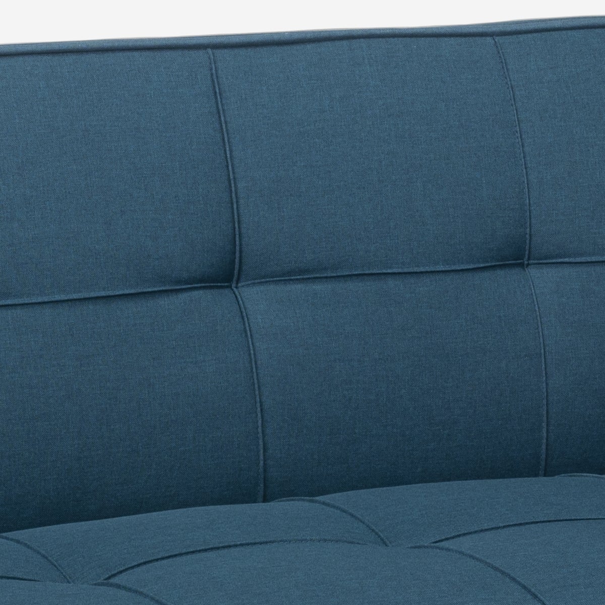 Divano letto in tessuto con porta USB e gambe in metallo design Astralis - Blu - 6