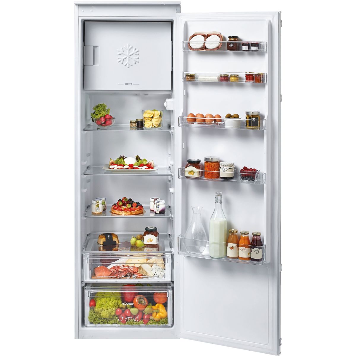 Candy Krió Suite CFBO3550E/N frigo combine Intégré (placement) 286 L F Blanc - 5