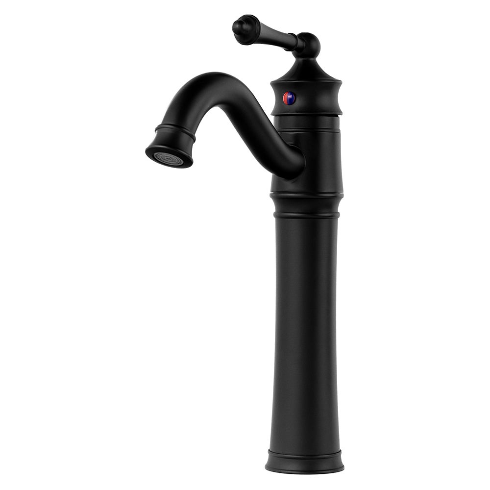 BATERIA UMYWALKOWA ADELITA WYSOKA OBROTOWA RETRO S-1088B CZARNA