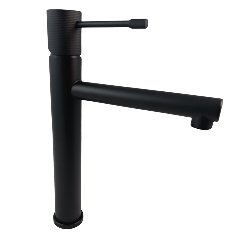 Bateria umywalkowa nablatowa Estiva Rinda 30 cm czarna matowa 1 szt.