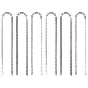 Lot De 200 Piquets D'ancrage Au Sol En Acier Galvanisé - 150