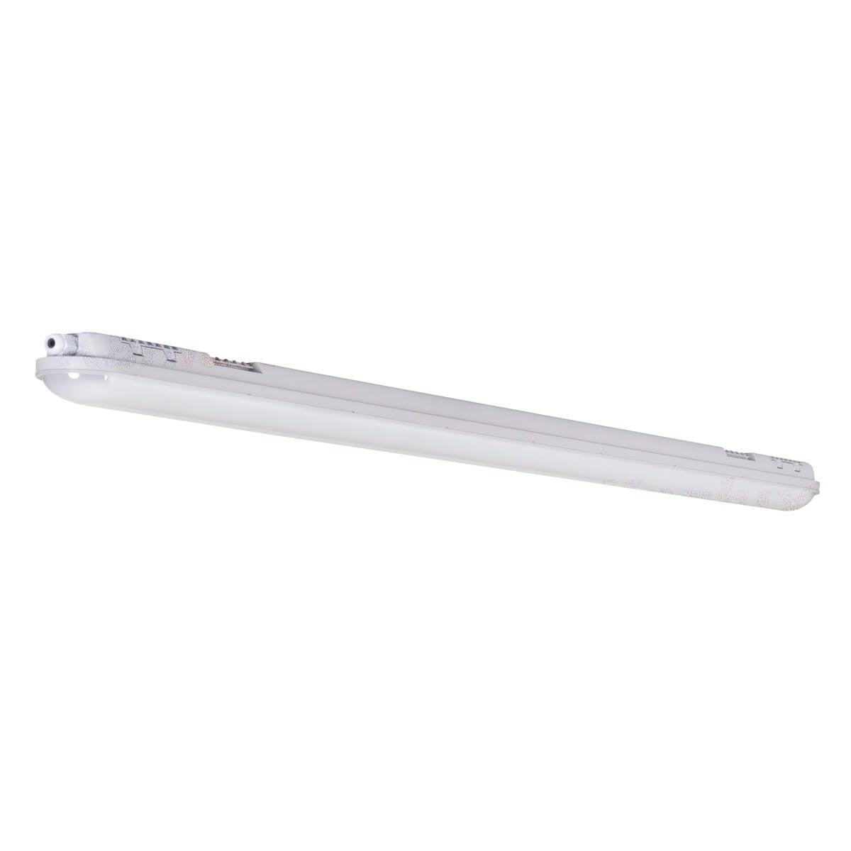Lampa do garażu piwnicy LED FUTURIO 55W 4000K 7500lm tworzywo sztuczne szaro-klosz opalowy wym:7x148x8cm IP65 Kanlux