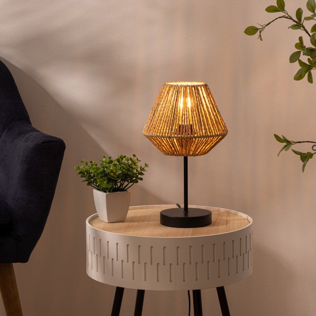 Lámpara Jily beige H34cm , Atmosphera Créateur d'intérieur